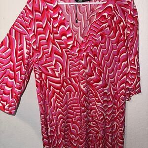 Zara Printed Kaftan Dress SIZE LARGE